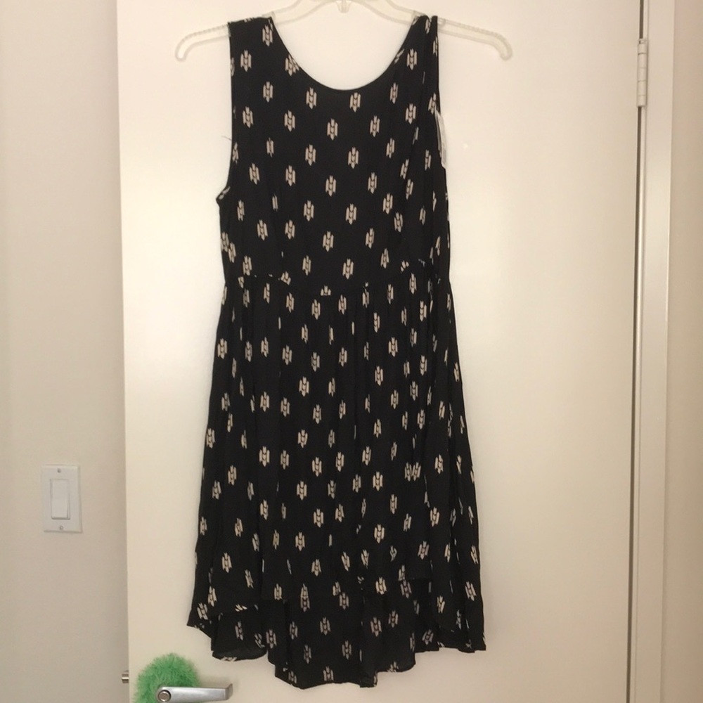 Flared mini dress